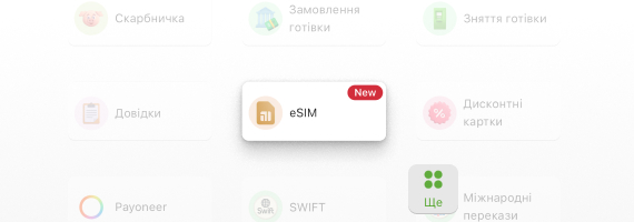 Find eSIM in the Services menu.
