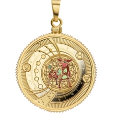 Телець позолочена 2021, 0,32 унції