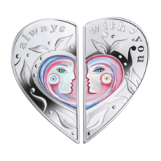 Набiр 2 срібних монет “Завжди с тобою 2017”, 1 унція