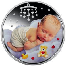 Срібна пам’ятна монета «Батьківське щастя» в подарунковому пакованні Face