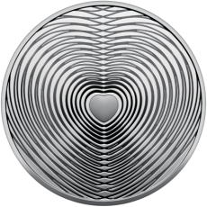 Срібна пам’ятна монета «Кохання» Face