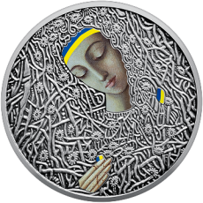 Срібна пам’ятна монета «Пльонтанізм (Іван Марчук)» Face