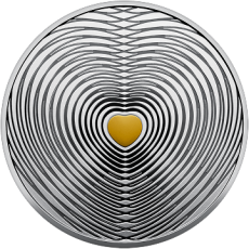 Срібна пам’ятна монета «Сила кохання» Face