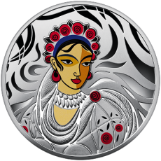 Срібна пам’ятна монета  «Світ мистецтва кутюр’є. Любов Панченко» Face