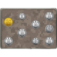 Набір "Монети України 2025" у сувенірному пакованні Face