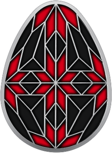 Срібна пам'ятна монета «Великодня радість. Писанка»  2026 рік Face