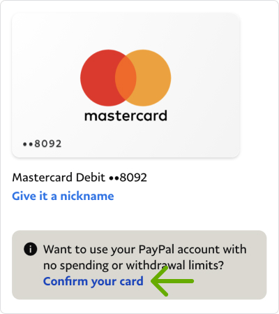 Для підтвердження картки натисніть <b>Confirm Credit Card</b>. Автоматично буде списано суму 1,95 USD для підтвердження платоспроможності картки. Під час списання цієї суми генерується спеціальний 4-значний код, який можна побачити у виписці.