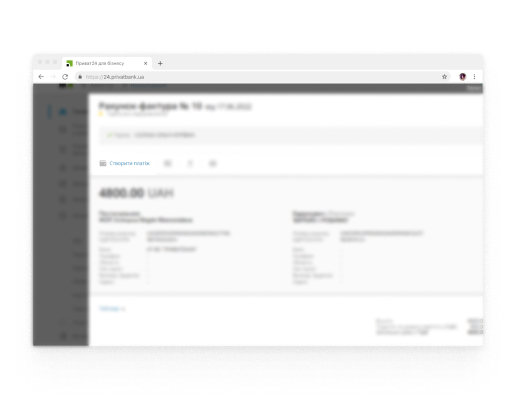 Open the incoming invoice and click “Create Payment” button.
