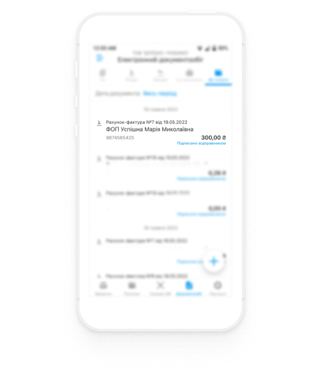 Select an invoice according to details.