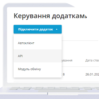 Click the "Activate Application" → "API" button.