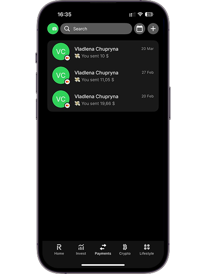 Click the “+” button in the top right corner.